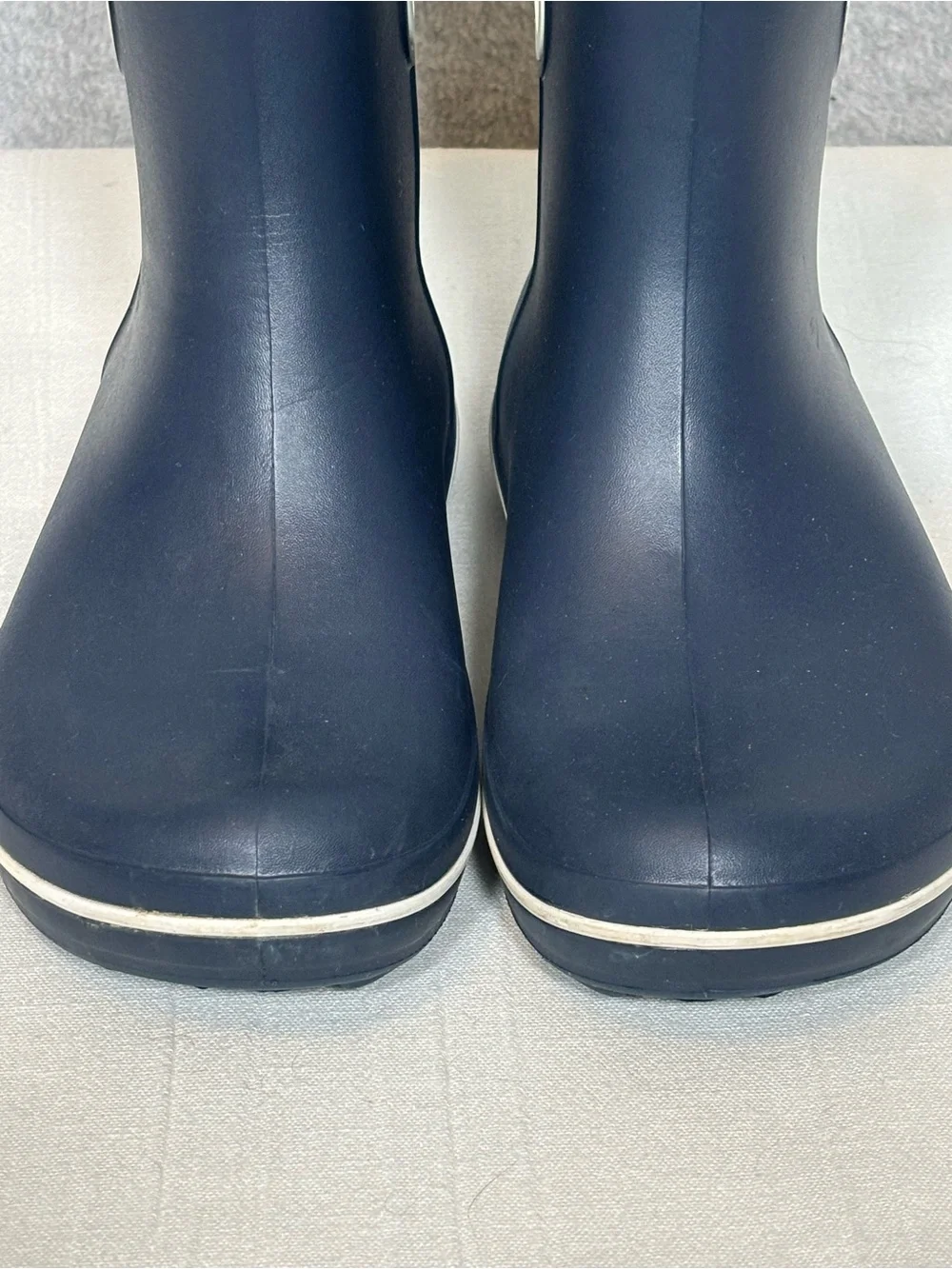 Crocs Jaunt Shorty Waterproof Ankle Rain Boots-Navy Blue-Women Size 7
